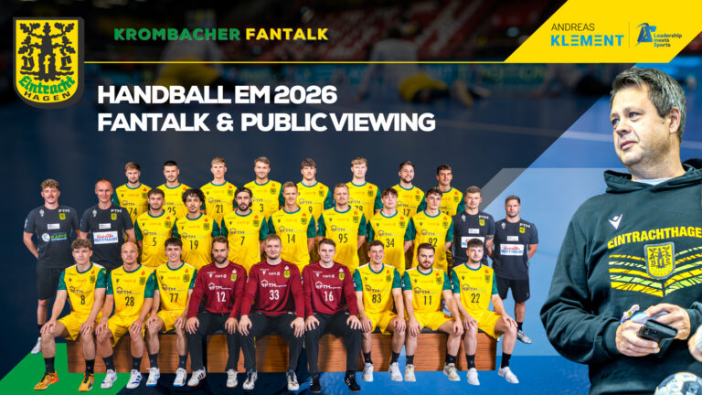 Krombacher Fantalk zum Start der Handball-Europameisterschaft