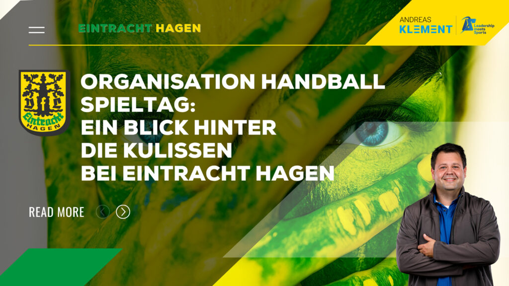 Organisation Handball Spieltag: Ein Blick hinter die Kulissen bei Eintracht Hagen