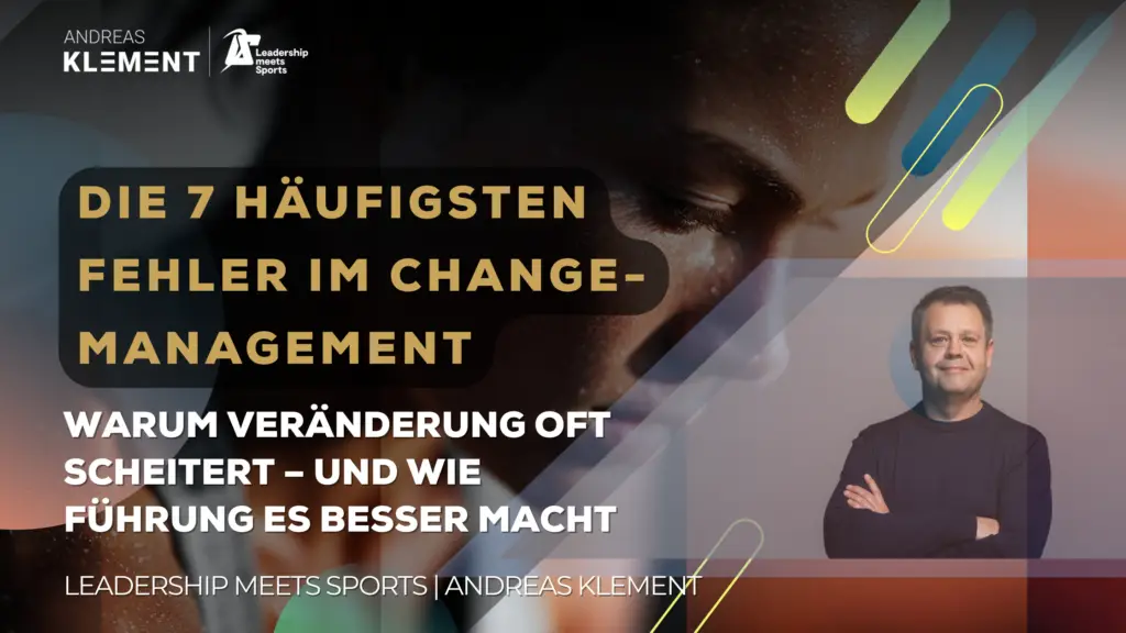 Führungskraft analysiert typische Fehler im Change Management